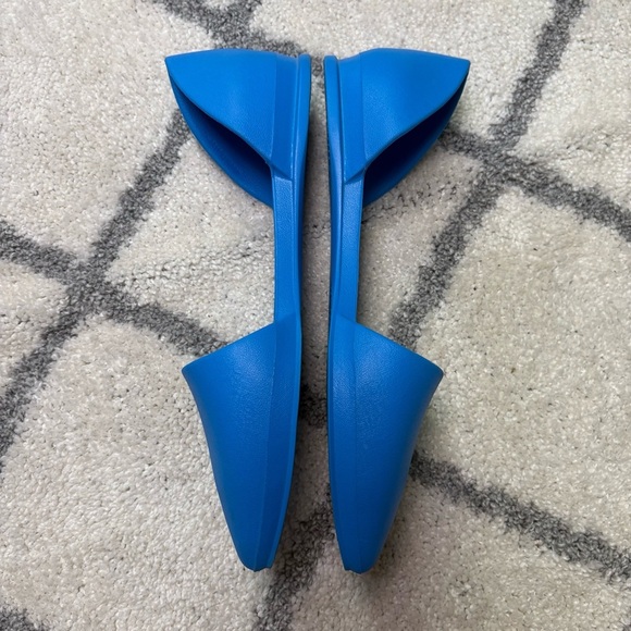 Native Audrey d’Orsay Blue Point Toe Jelly Flats Women’s 9 - Picture 8 of 11